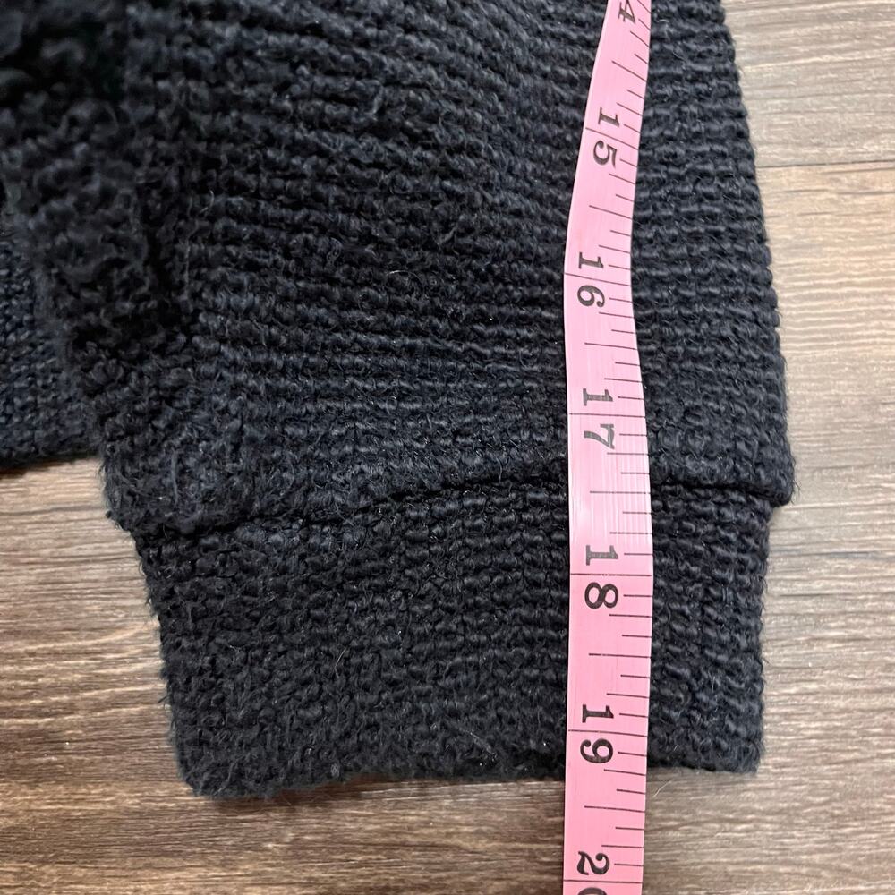 Sweaty Betty Restful Boucle Sweatshirt Fleece Half Zip Pullover Black Lounge S - Picture 9 of 10